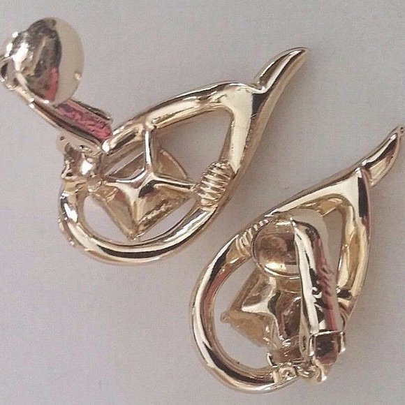 VTG CORO Borealis AB Rhinestone Set Clip Earrings - Picture 3 of 3